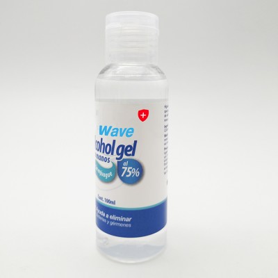 wholesale 100ml 75% alcohol waterless sanitizer gel antibacterial instant gel hand sanitizer